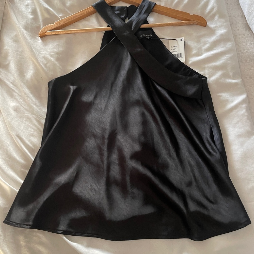 Black Silky Top